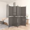4-Panel Room Divider Anthracite 78.7"x70.9" Fabric