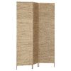 3-Panel Room Divider 45.7"x63" Water Hyacinth