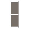 4-Panel Room Divider Anthracite 78.7"x70.9" Fabric