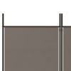 4-Panel Room Divider Anthracite 274.8"x70.9" Fabric