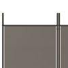 4-Panel Room Divider Anthracite 78.7"x78.7" Fabric