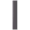 Room Divider/Book Cabinet High Gloss Gray 39.4"x9.4"x55.1" Engineered Wood