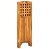 4-Panel Room Divider 63.4"x0.8"x47.2" Solid Acacia Wood