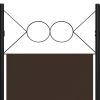 5-Panel Room Divider Brown 78.7"x70.9"