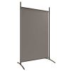 3-Panel Room Divider Anthracite 206.7"x70.9" Fabric