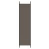 4-Panel Room Divider Anthracite 274.8"x70.9" Fabric