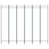 6-Panel Room Divider White 94.5"x78.7" Fabric