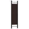 3-Panel Room Divider Brown 47.2"x70.9"