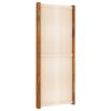 6-Panel Room Divider Cream White 165.4"x70.9"