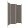 4-Panel Room Divider Anthracite 274.8"x70.9" Fabric