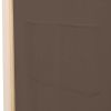 5-Panel Room Divider Brown 78.7"x66.9"x1.6" Fabric