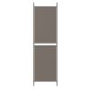 4-Panel Room Divider Anthracite 78.7"x78.7" Fabric