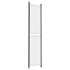3-Panel Room Divider White 59.1"x86.6" Fabric