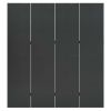 4-Panel Room Divider Anthracite 63"x70.9" Steel