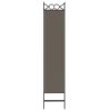 6-Panel Room Divider Anthracite 94.5"x86.6" Fabric