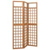 3-Panel Room Divider/Trellis Solid Fir Wood 47.6"x71.1"