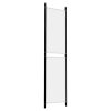 3-Panel Room Divider White 59.1"x78.7" Fabric