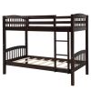 win Over Twin Bunk Bed with Ladder