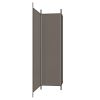 3-Panel Room Divider Anthracite 59.1"x78.7" Fabric