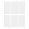 3-Panel Room Divider White 59.1"x78.7" Fabric