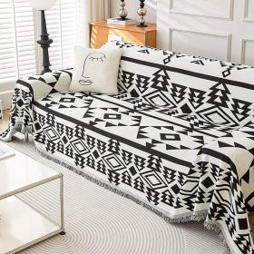 Modern Style Four Seasons Universal Chenille Secret Line Sofa Towel (Option: Wonderful Forest Black Forest-180x130cm)