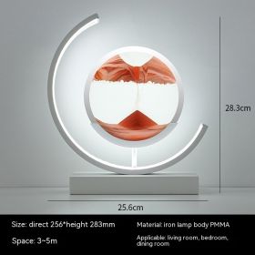 Chinese Style Decorative Glass Hourglass Table Lamp (Option: Red Luan Tianxi White-Remote control switch-UK)