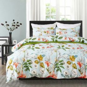 Three-piece Bedding Set Printed Home Textile (Option: 202-175x230cm)